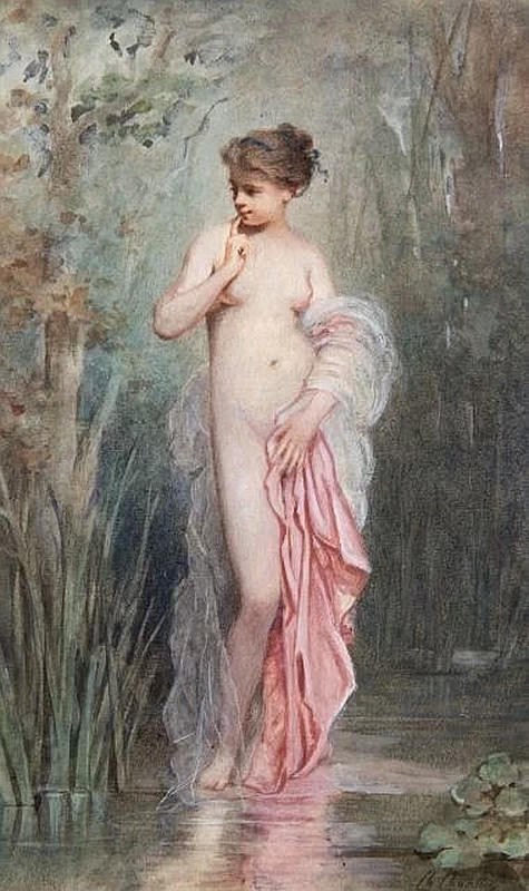 Charles Joshua Chaplin - Giovane bagnante